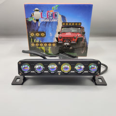 Universal 6 SMD American Chip Dual color 9D Len Bar Light For Car 1 Pc