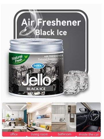 Jello Black Ice Flavor Air Freshener Gel Long Lasting Fragrance 1 Pc