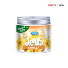 Jello Vanilla Flavor Air Freshener Gel Long Lasting Fragrance 1 Pc