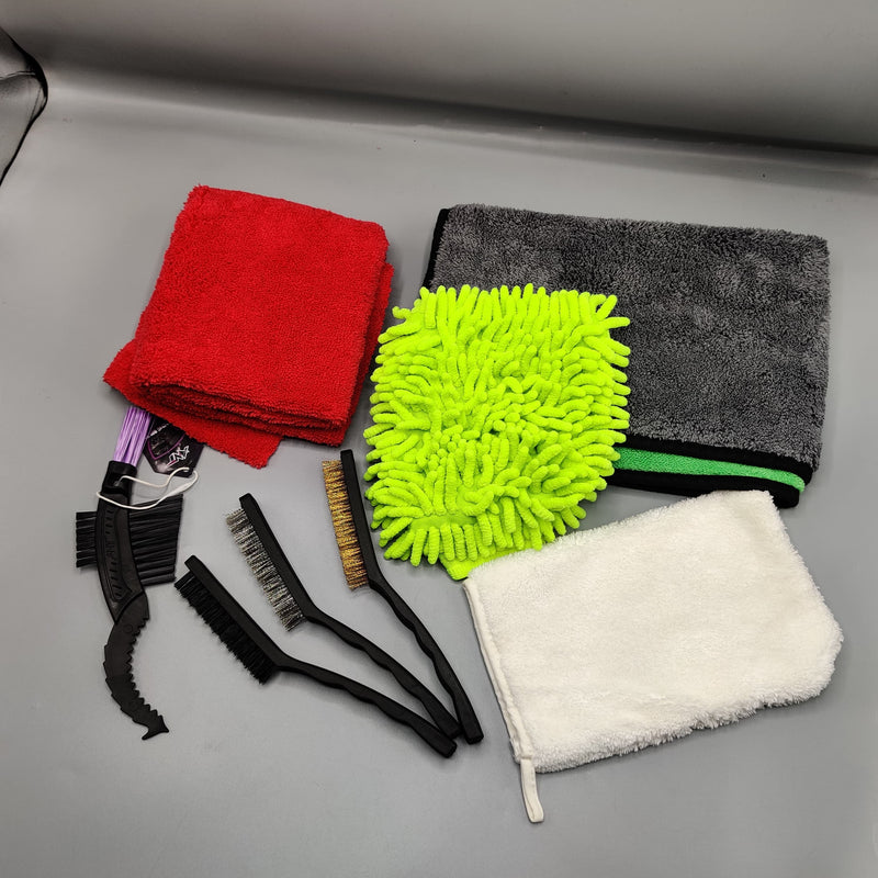 8 in 1 Universal Car Detailing Kit With Microfiber