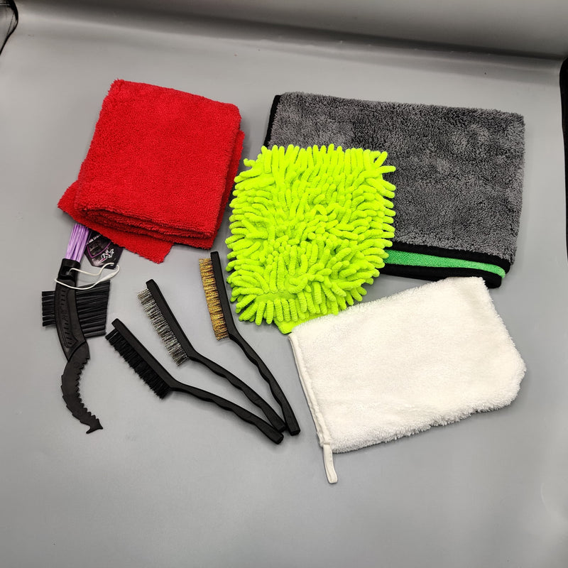 8 in 1 Universal Car Detailing Kit With Microfiber