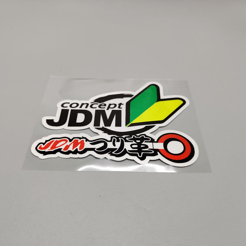 Premium Quality Custom Sticker Sheet For Car & Bike Embossed Style JDM