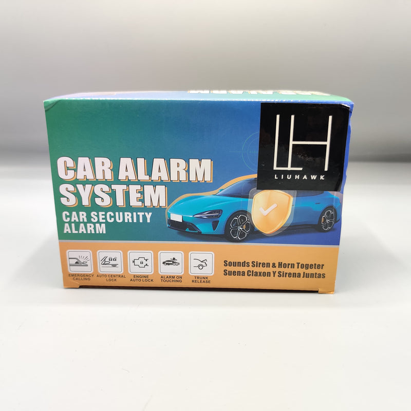 Liuhawk Car Security Alarm System With Immobilizer Key 1 Pc