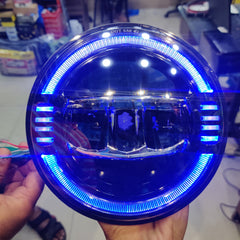 7 Inch Jeep Round Led Headlight Shark Style With Elegent DRL 2 Pcs Set