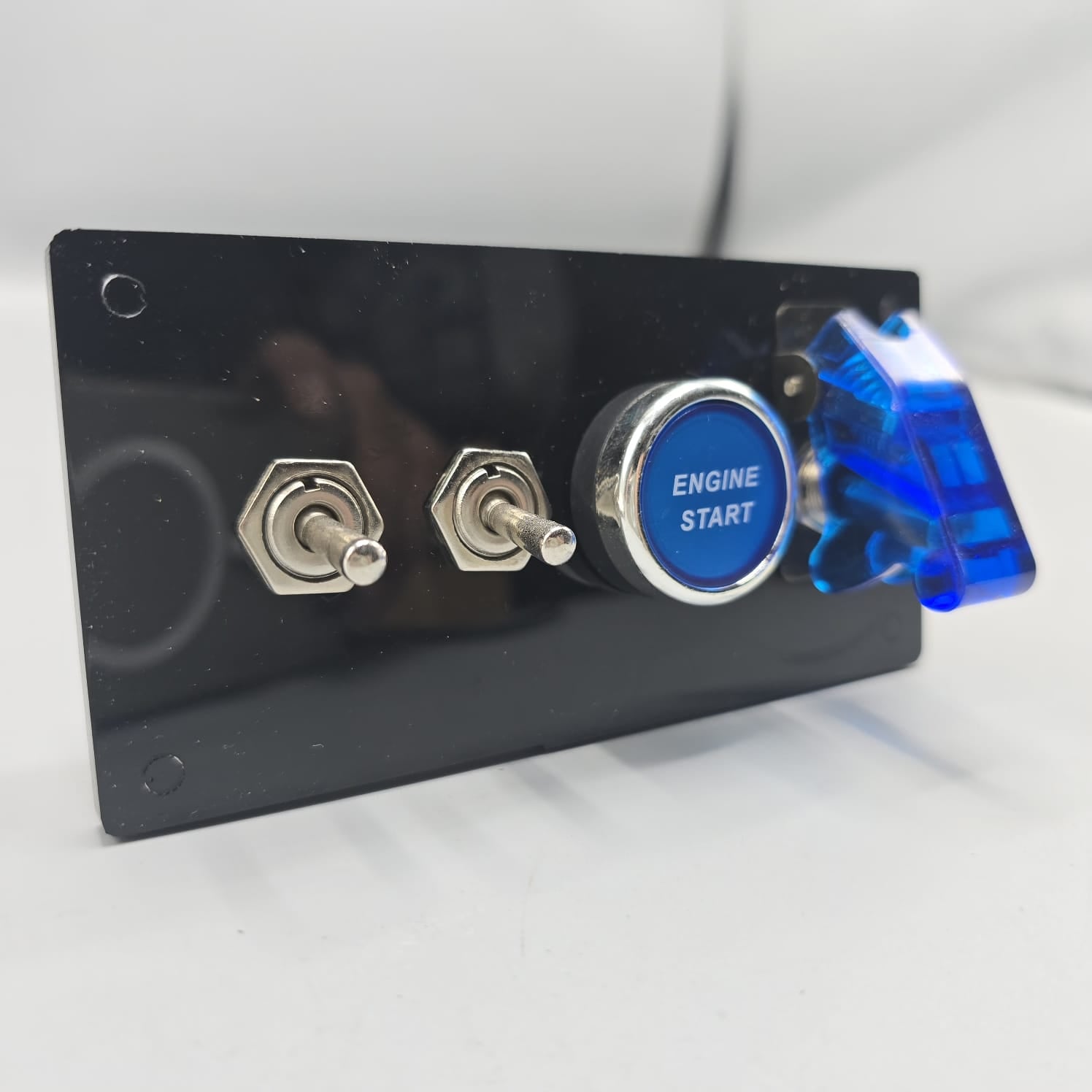 Universal 5-inch Switch Panel With Toggle Switch+On/Off Switches+ Push ...