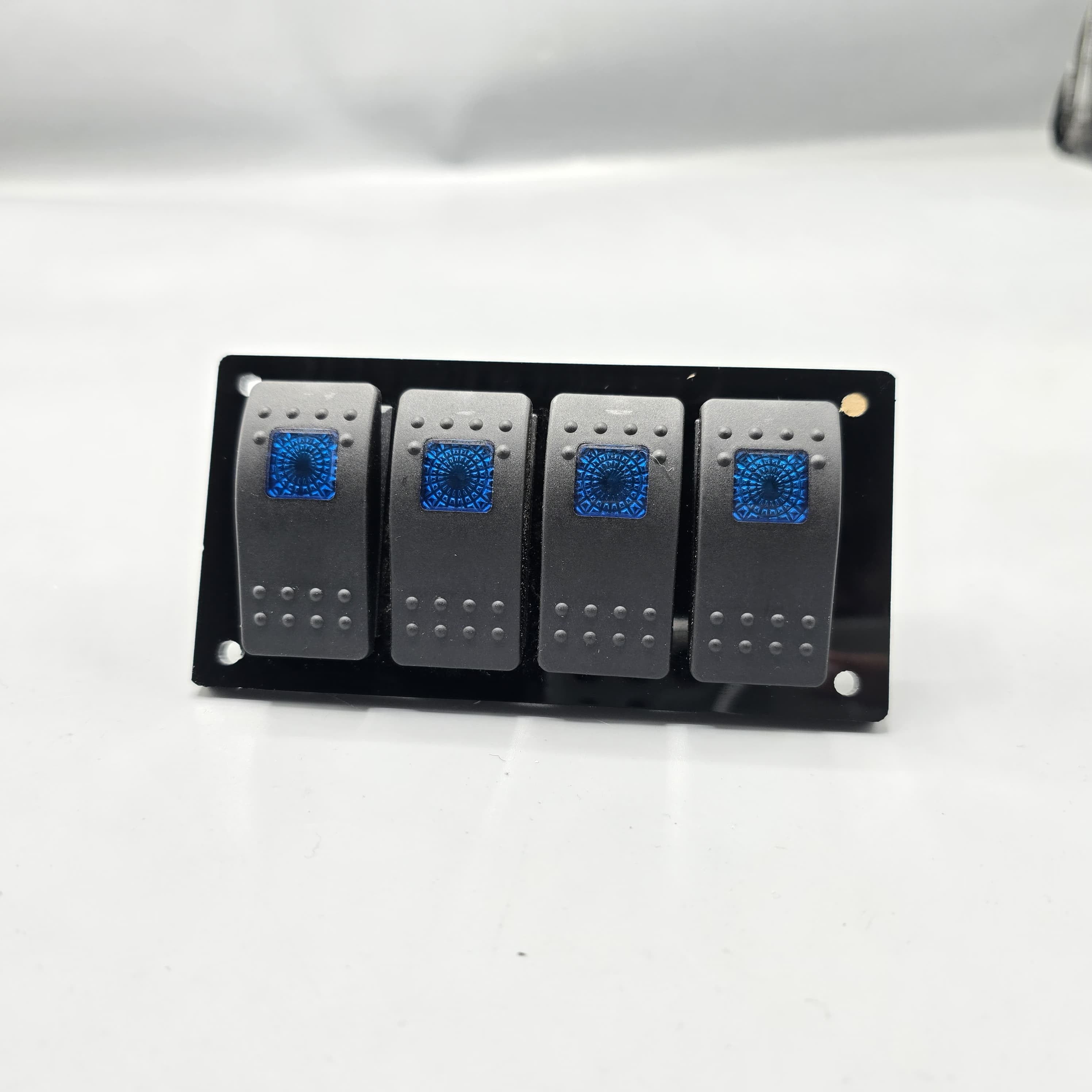 5 Rocker Switch Universal 5-inch Switch Panel 4pcs Rocker Switches 1 Pc (Blue ...