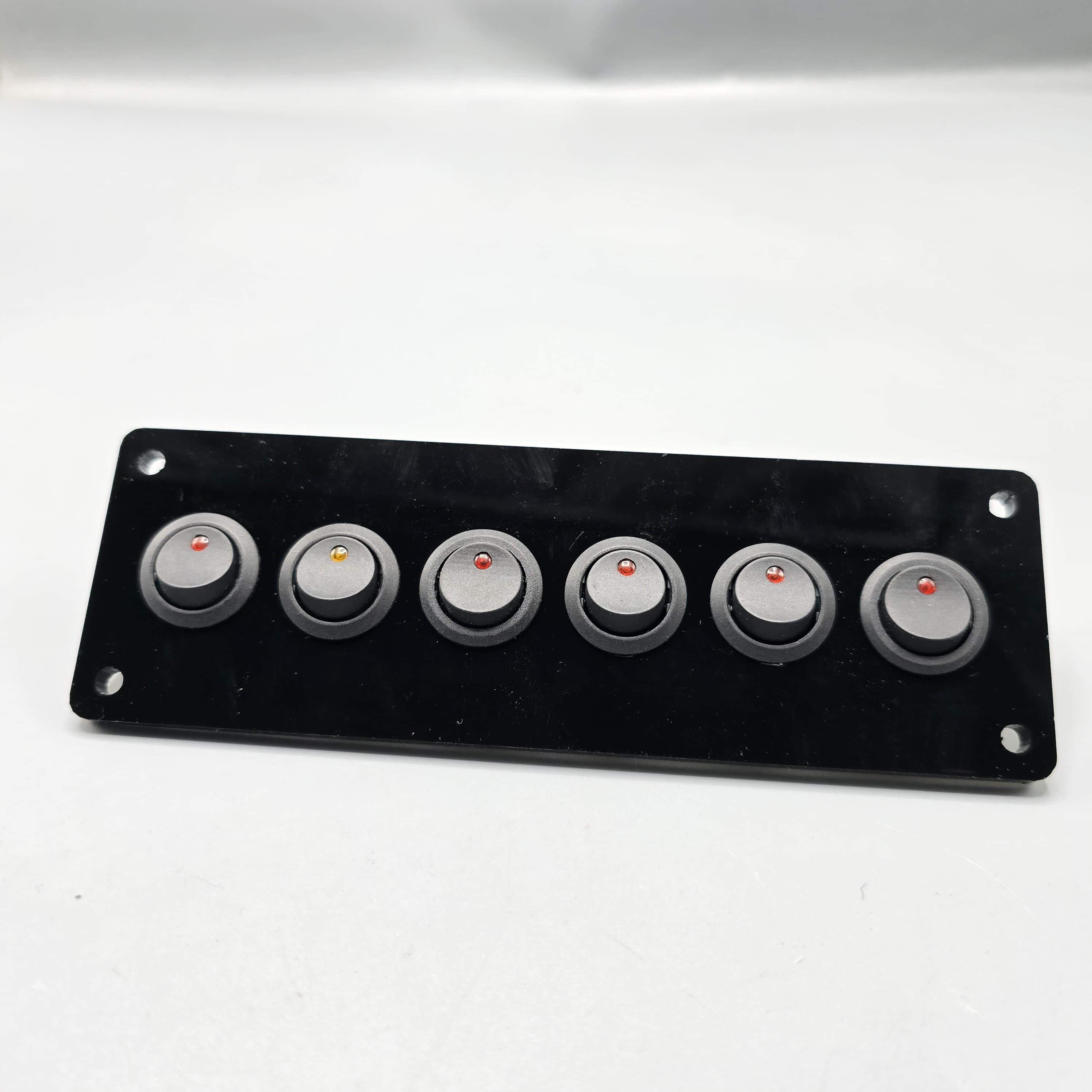 Universal 9 Inch Switch Panel 8pcs ON-Off Switch Rectangular Shape 1 P ...