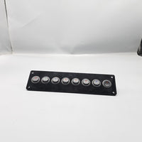Universal 9 Inch Switch Panel 8pcs ON-Off Switch Rectangular Shape 1 Pc