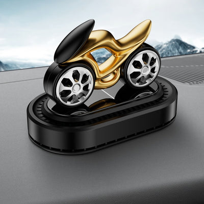 Universal Solar Sports Bike Car Perfume Air Freshener Car Perfume Solar Energy Fragrance Car 1 Pc