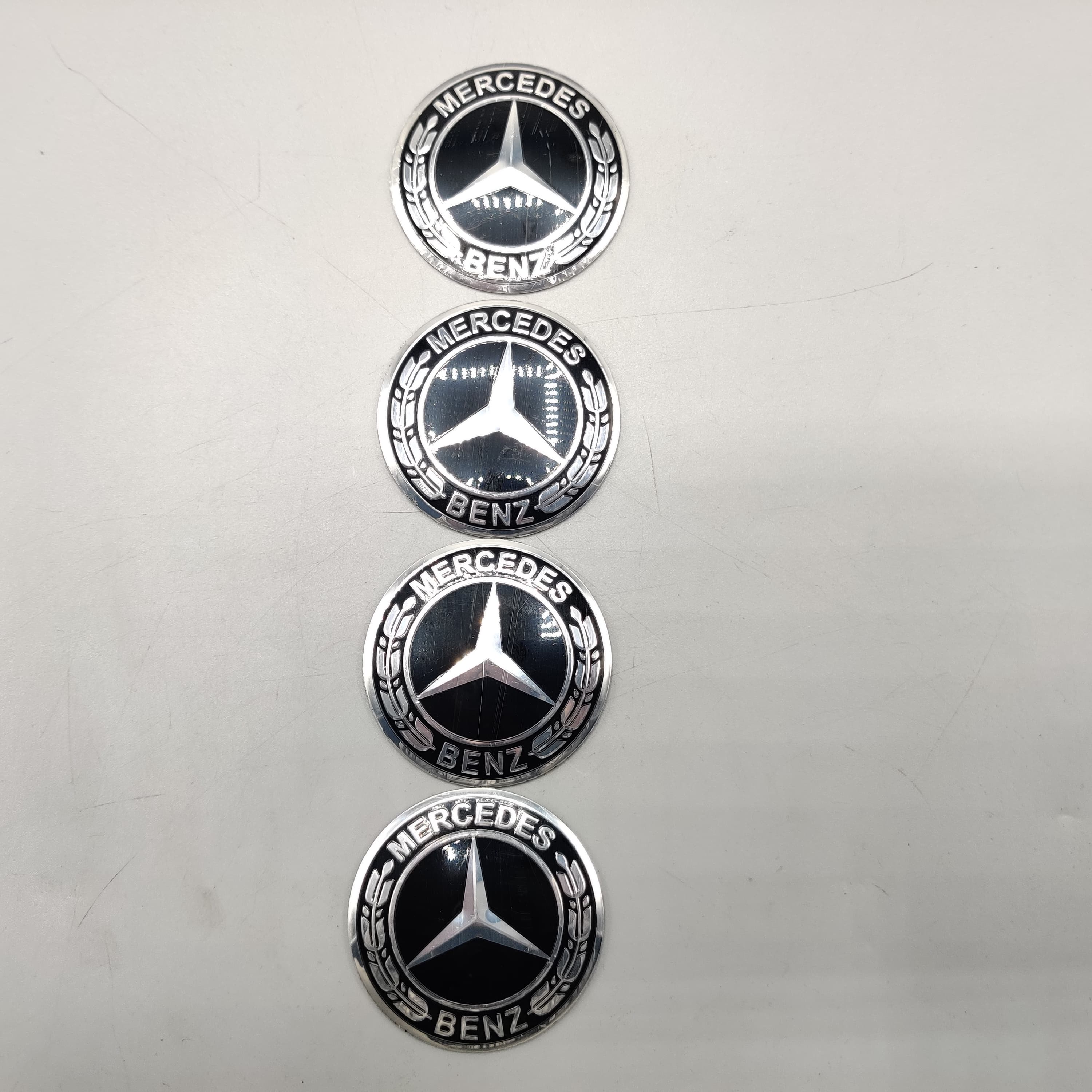 Universal 6.0mm Metal patri Wheel Logo in Premium Quality 4 Pcs Set