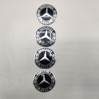 Universal 6.0mm Metal patri Wheel Logo in Premium Quality 4 Pcs Set