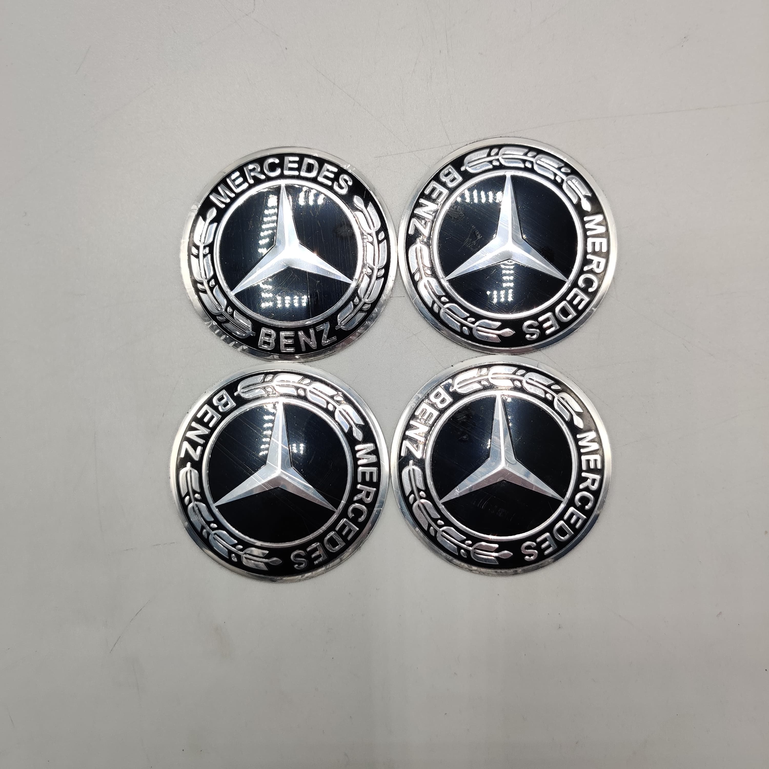 Universal 6.0mm Metal patri Wheel Logo in Premium Quality 4 Pcs Set