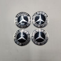 Universal 6.0mm Metal patri Wheel Logo in Premium Quality 4 Pcs Set