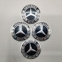 Universal 6.0mm Metal patri Wheel Logo in Premium Quality 4 Pcs Set