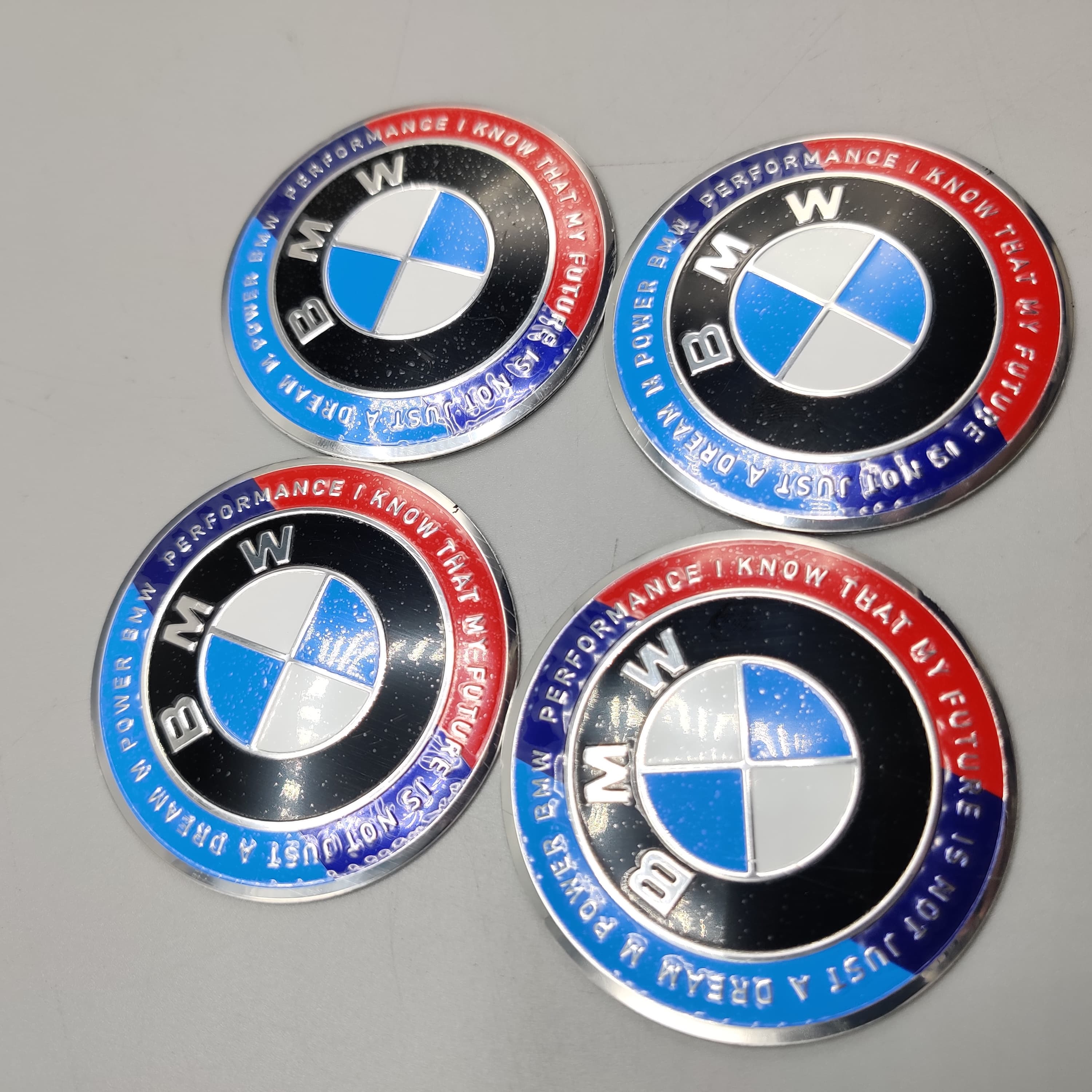 Universal 6.0mm Metal patri Wheel Logo in Premium Quality 4 Pcs Set