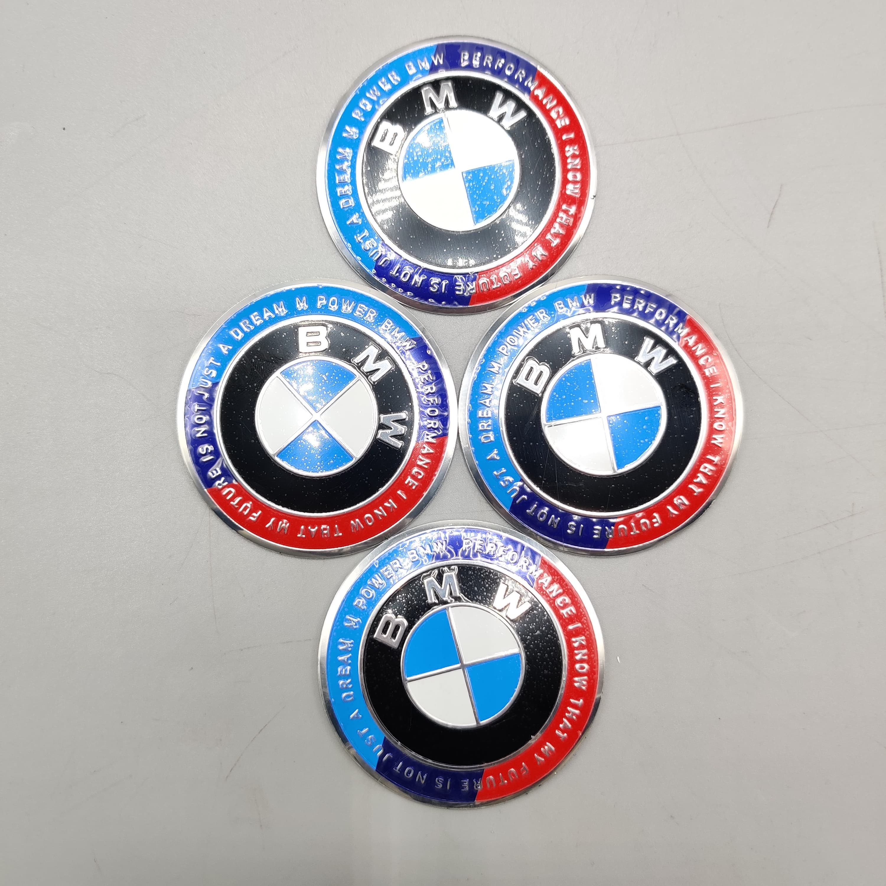 Universal 6.0mm Metal patri Wheel Logo in Premium Quality 4 Pcs Set