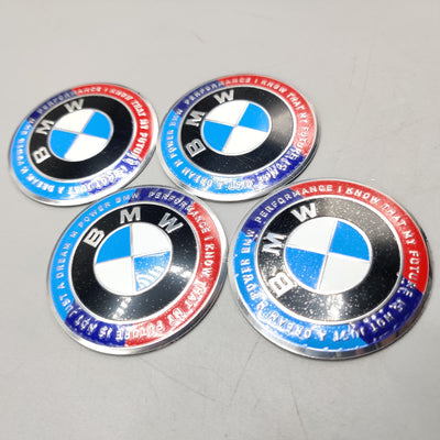 Universal 6.0mm Metal patri Wheel Logo in Premium Quality 4 Pcs Set