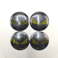 Universal 5.6mm Metal patri Wheel Logo in Premium Quality 4 Pcs Set
