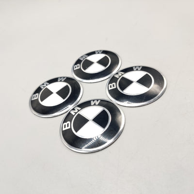 Universal 5.6mm Metal patri Wheel Logo in Premium Quality 4 Pcs Set