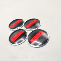 Universal 5.6mm Metal patri Wheel Logo in Premium Quality 4 Pcs Set
