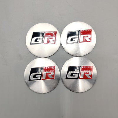 Universal 5.6mm Metal patri Wheel Logo in Premium Quality 4 Pcs Set