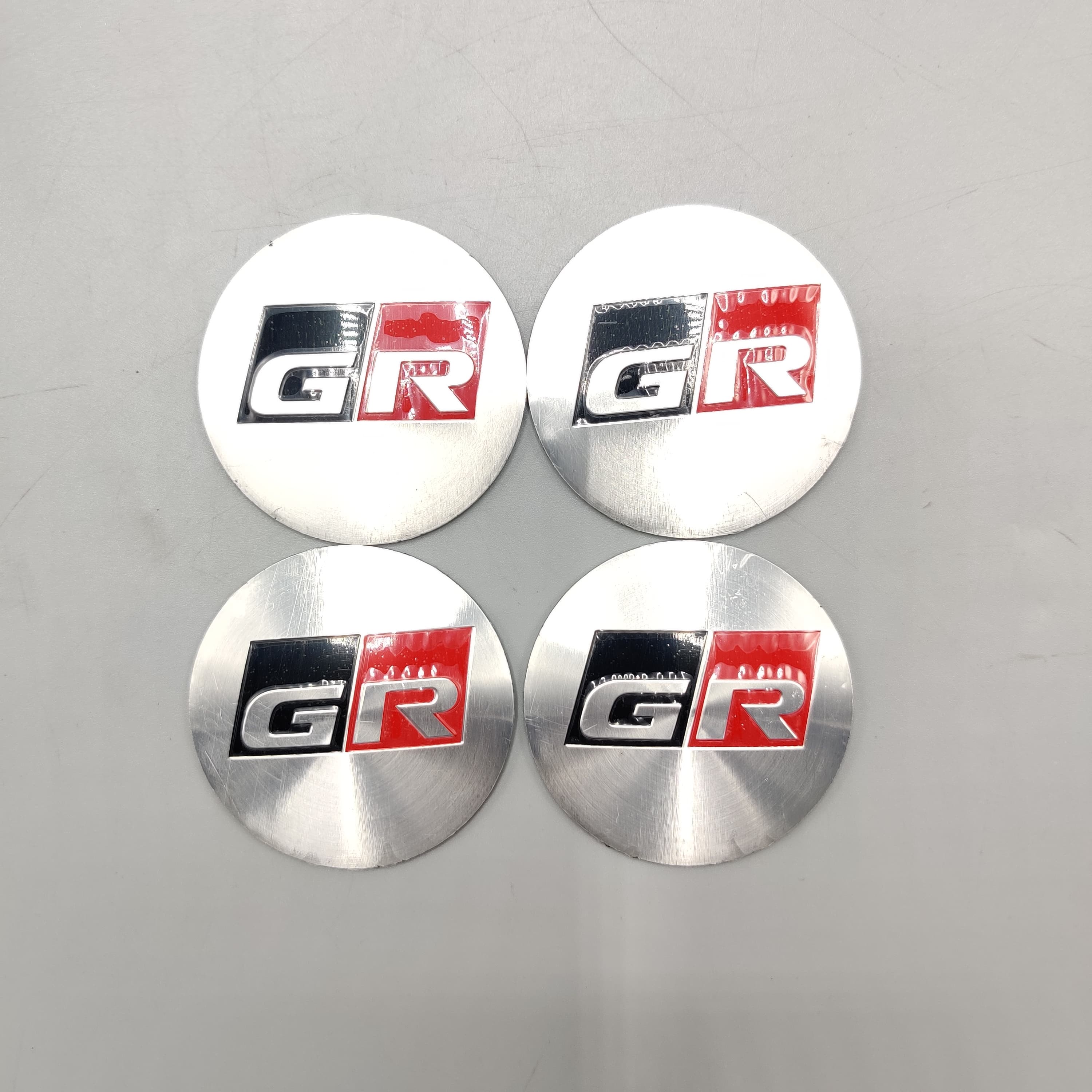 Universal 5.6mm Metal patri Wheel Logo in Premium Quality 4 Pcs Set