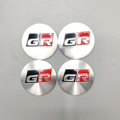 Universal 5.6mm Metal patri Wheel Logo in Premium Quality 4 Pcs Set