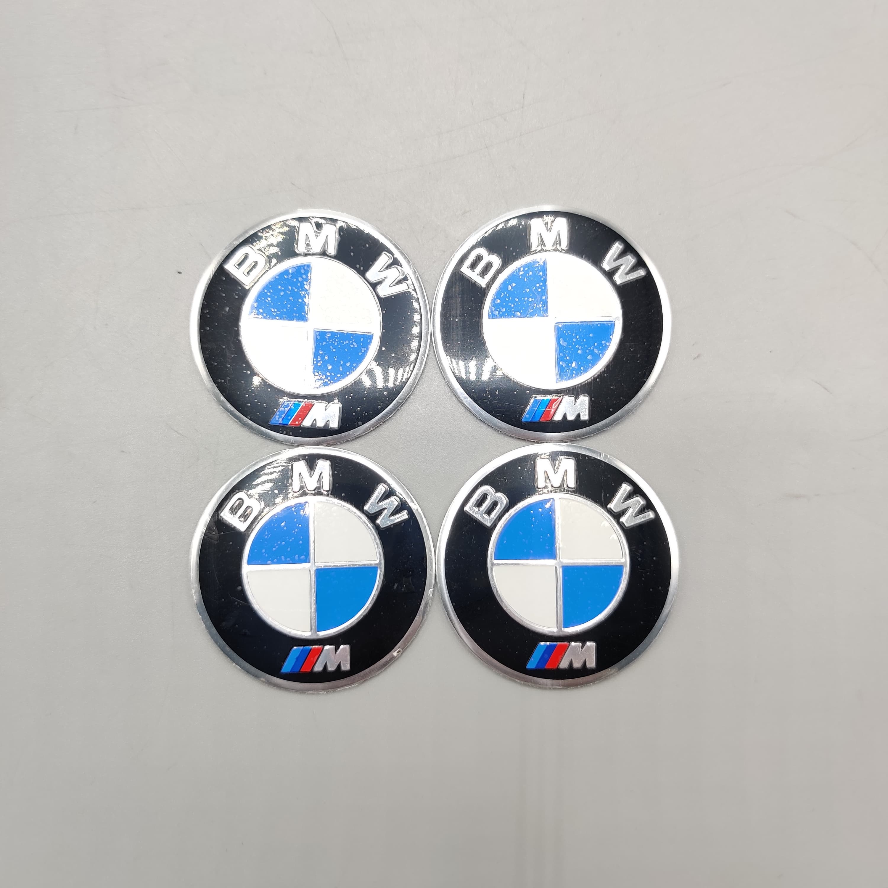 Universal 4.5mm Metal patri Wheel Logo in Premium Quality 4 Pcs Set