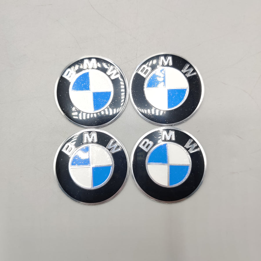 Universal 4.5mm Metal patri Wheel Logo in Premium Quality 4 Pcs Set
