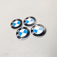 Universal 4.5mm Metal patri Wheel Logo in Premium Quality 4 Pcs Set