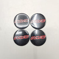 Universal 4.5mm Metal patri Wheel Logo in Premium Quality 4 Pcs Set