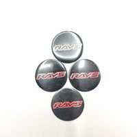 Universal 4.5mm Metal patri Wheel Logo in Premium Quality 4 Pcs Set