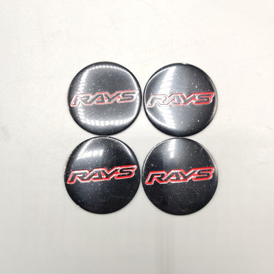 Universal 4.5mm Metal patri Wheel Logo in Premium Quality 4 Pcs Set