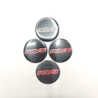 Universal 4.5mm Metal patri Wheel Logo in Premium Quality 4 Pcs Set