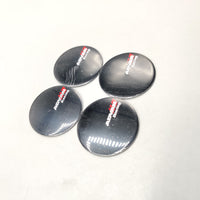 Universal 4.5mm Metal patri Wheel Logo in Premium Quality 4 Pcs Set