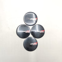 Universal 4.5mm Metal patri Wheel Logo in Premium Quality 4 Pcs Set
