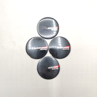 Universal 4.5mm Metal patri Wheel Logo in Premium Quality 4 Pcs Set