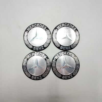 Universal 7.0mm Metal patri Wheel Logo in Premium Quality 4 Pcs Set