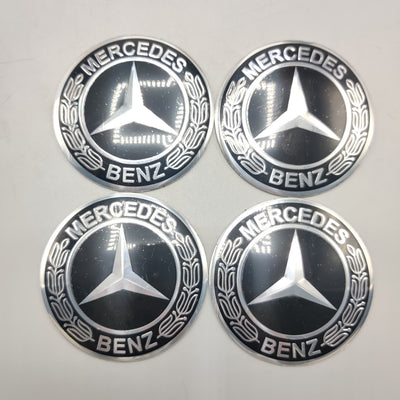 Universal 7.5mm Metal patri Wheel Logo in Premium Quality 4 Pcs Set