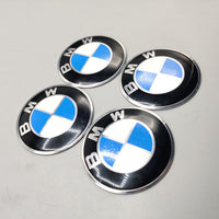 Universal 7.5mm Metal patri Wheel Logo in Premium Quality 4 Pcs Set