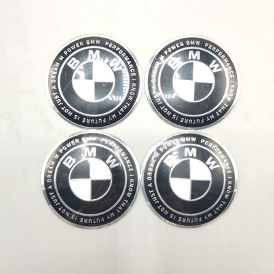 Universal 7.5mm Metal patri Wheel Logo in Premium Quality 4 Pcs Set