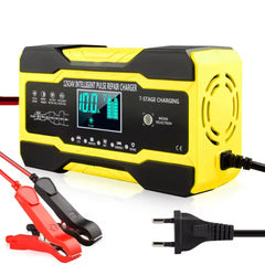 Universal 12V/10A AC To DC Car Trickle Charger With LCD Display Pulse Repair Charger 1 Pc