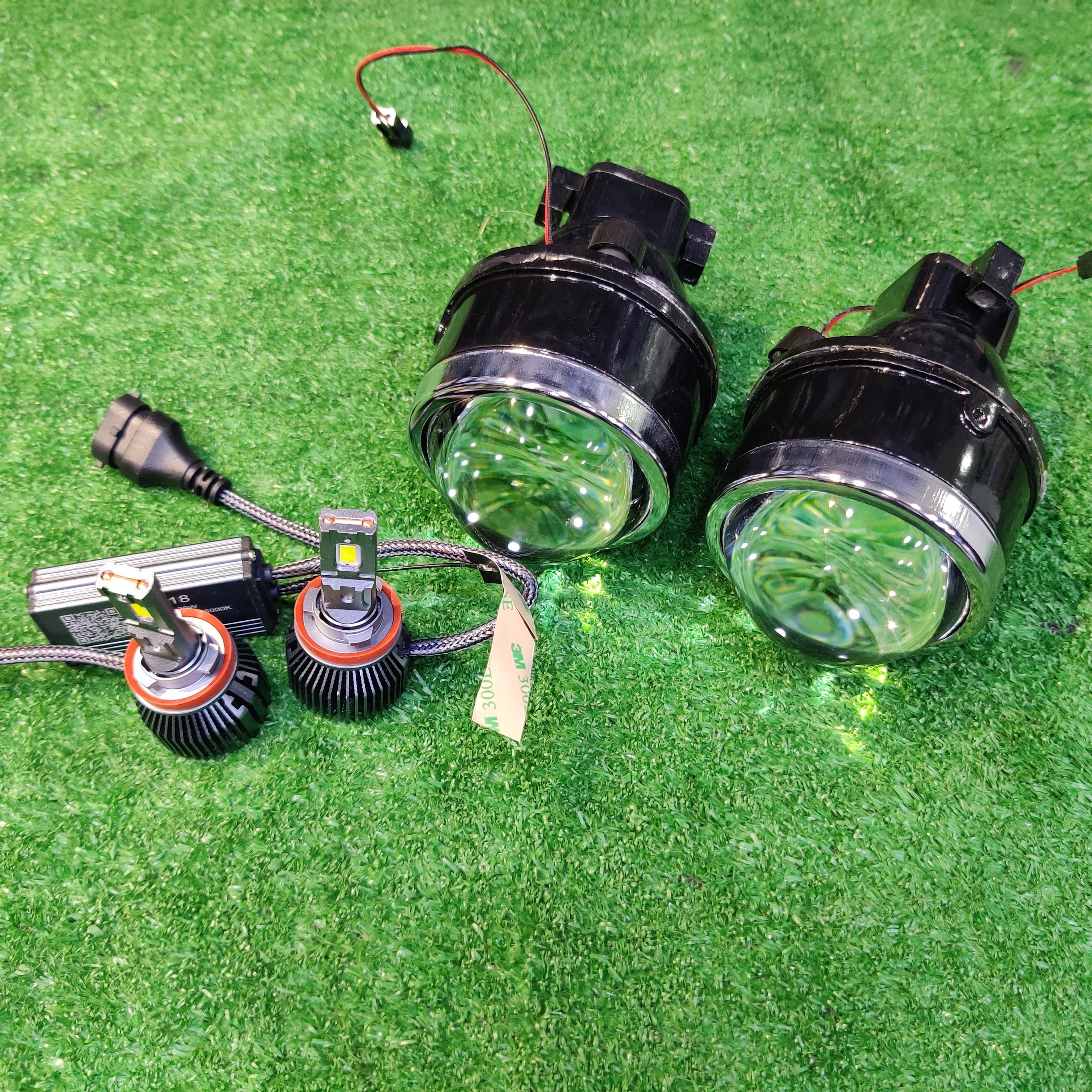 Universal LIUHAWK Bumper BI Xenon Projector 85 watt Mobile Operated App LED 3.0 Lens