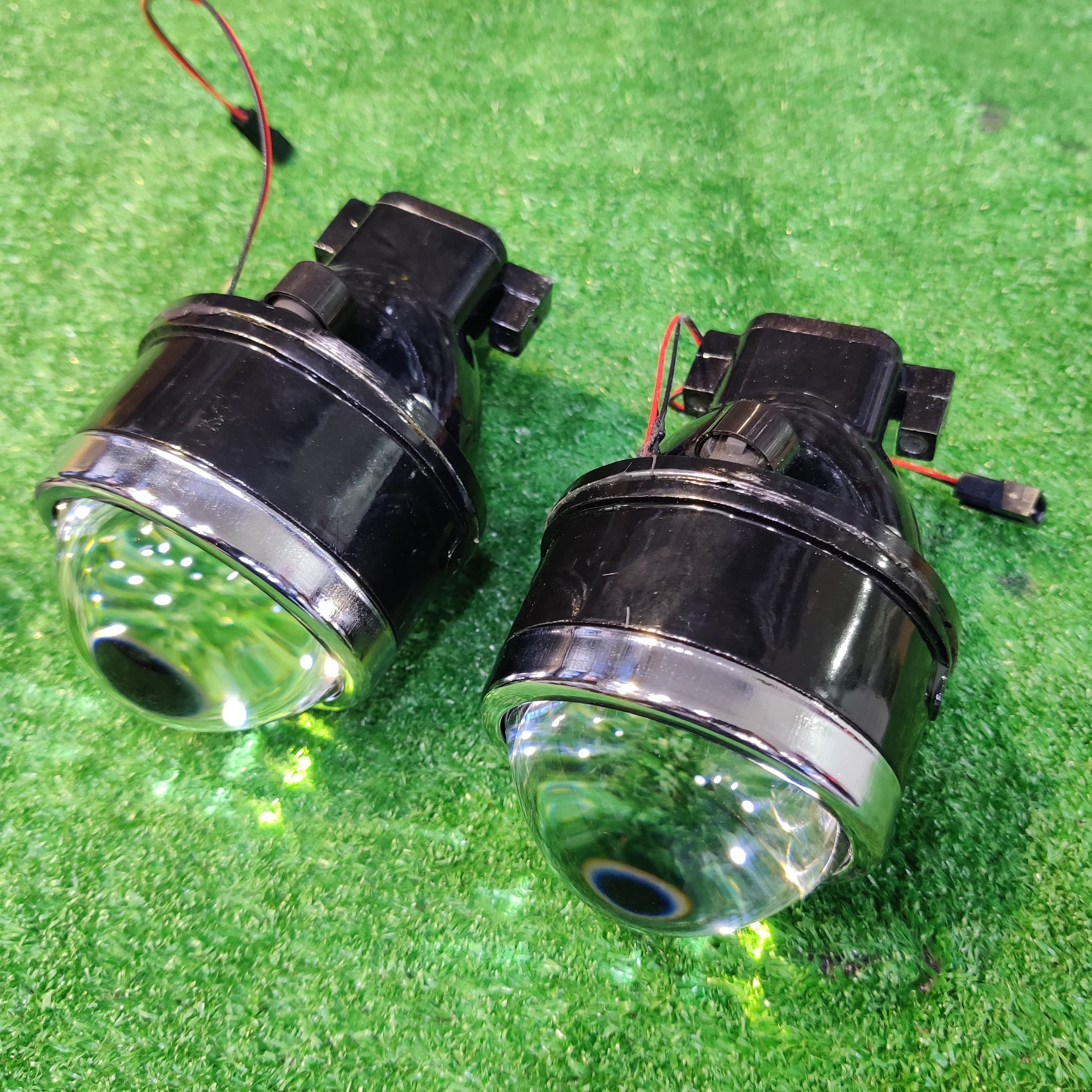 Universal LIUHAWK Bumper BI Xenon Projector Upgraded Version With RGB DRL And 85 watt Mobile Operated App LED 3.0 Lens