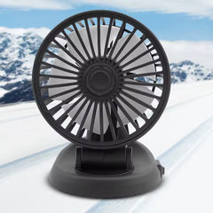 Portable USB Fan 360° Single Head Rotating With Adjustable 180° Up Down For Desktop/ Car / Truck Van 5 Inch Size 1 Pc