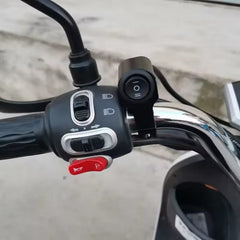 Universal Motorcycle Metal Switch Waterproof Double Point Switch for Bike Headlight High Low Beam 1 Pc