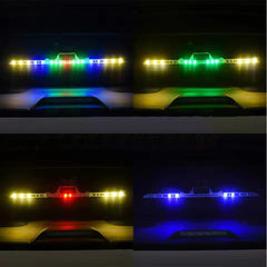 Universal Emergency Lights for Car Solar & USB Rechargeable Remote Control High-Intensity Safety Lights 1 Pc