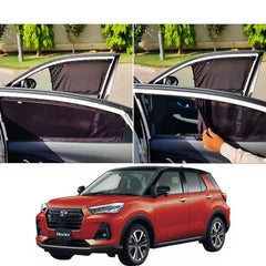Daihatsu Rocky Elite Series Car Window Railing Privacy Curtains Sun shades UV Rays Protection Blinds (4 Pcs)