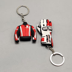 Universal 2 in 1 Glove And Jacket Decor Key Chain In Premium Quality