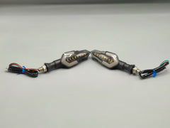 Universal Bike Katana Indicators Audi Style With Parking Light 2 Pcs Set